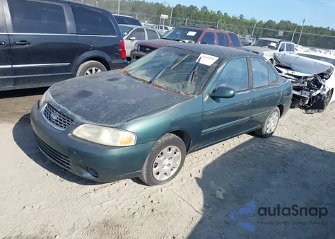 2001 Nissan Sentra Gxe from USA, damaged, VIN 3N1CB51D31L510713